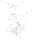 Grass Bag Assembly Diagram and Parts List for 26638 210000001-210999999 - 2001 Toro Lawn Mower