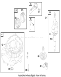 Page E Diagram and Parts List for 26638 210000001-210999999 - 2001 Toro Lawn Mower
