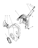 Muffler Assembly Diagram and Parts List for 26640BC 5900001-5999999 - 1995 Toro Lawn Mower