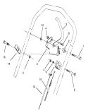 Traction Control Assembly Diagram and Parts List for 26640BC 5900001-5999999 - 1995 Toro Lawn Mower