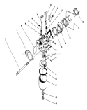 Carburetor Assembly Diagram and Parts List for 26640B 4900001-4999999 - 1994 Toro Lawn Mower