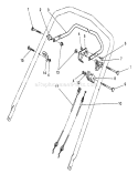 Traction Control Assembly Diagram and Parts List for 26641 9000001-9999999 - 1989 Toro Lawn Mower