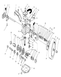 Gear Case Assembly Diagram and Parts List for 26643 7900001-7999999 - 1997 Toro Lawn Mower