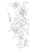 Housing Assembly Diagram and Parts List for 26682 0000001-0999999 - 1990 Toro Lawn Mower