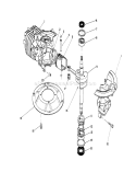 Crankshaft Assembly Diagram and Parts List for 26682 0000001-0999999 - 1990 Toro Lawn Mower