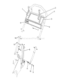 Handle Assembly Diagram and Parts List for 26682 0000001-0999999 - 1990 Toro Lawn Mower