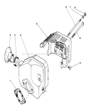 Muffler Assembly Diagram and Parts List for 26682 9000001-9999999 - 1989 Toro Lawn Mower
