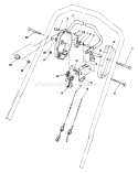 Traction Control Assembly Diagram and Parts List for 26682 9000001-9999999 - 1989 Toro Lawn Mower