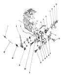 Governor Assembly Diagram and Parts List for 26682 9000001-9999999 - 1989 Toro Lawn Mower