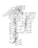 Blade Brake Clutch Assembly Diagram and Parts List for 26683 2000001-2999999 - 1992 Toro Lawn Mower