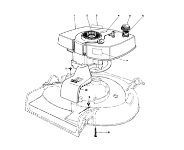 Engine Assembly Model No. 21610 Diagram and Parts List for 21610 4000001 - 4999999 Toro Lawn Mower