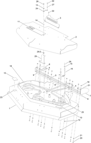 Part Location Diagram of 922854 Toro Decal-Noise