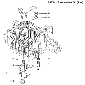 N-Centering Diagram and Parts List for 72070 9900001 - 9999999 Toro Lawn Tractor