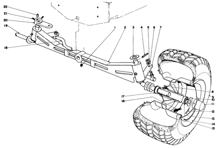 Part Location Diagram of 70415 Toro Axle Assembly., R.H.