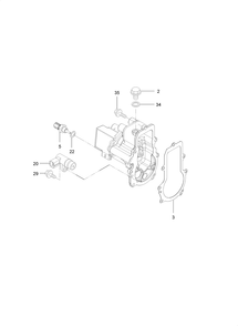 Governor Assembly Diagram and Parts List for 72028 412410000 - 412699999 Toro Lawn Tractor