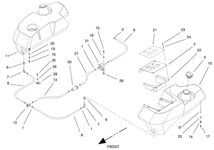 Part Location Diagram of 99-4612 Toro Decal-Panel, Control
