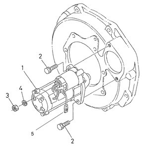 Starter Assembly Diagram and Parts List for 22303 990001 - 999999 Toro Lawn Tractor Accessories