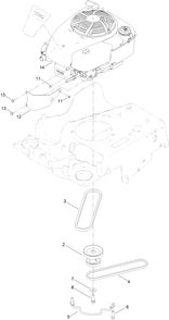 Engine Assembly Diagram and Parts List for 20978 400000000 - 402099999 Toro Lawn Mower