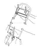Handle Assembly Diagram and Parts List for 27500 2000001-2999999 - 1992 Toro Lawn Mower