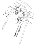 Traction Control Assembly Diagram and Parts List for 27500 2000001-2999999 - 1992 Toro Lawn Mower