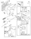 Page D Diagram and Parts List for 27500 2000001-2999999 - 1992 Toro Lawn Mower