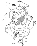 Engine Assembly Diagram and Parts List for 27501 2000001-2999999 - 1992 Toro Lawn Mower