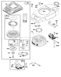 Page E Diagram and Parts List for 27501 2000001-2999999 - 1992 Toro Lawn Mower