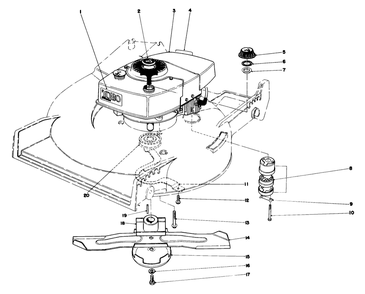Engine Assembly Diagram and Parts List for 20775 1000001 - 1999999 Toro Lawn Mower