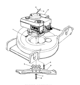 Engine Assembly Diagram and Parts List for 20586C 8000001 - 8999999 Toro Lawn Mower