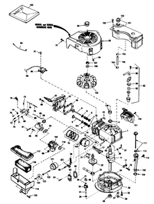 Engine Tecumseh Model No. Tvs100-44003 Diagram and Parts List for 16340C 6000001 - 6999999 Toro Lawn Mower