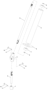 Part Location Diagram of 134-6599 Toro Universal Joint