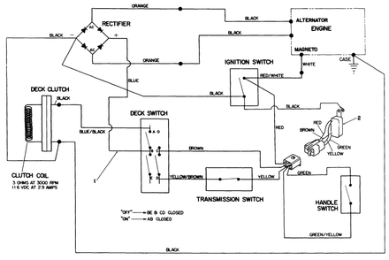 Electrical Schematic Diagram and Parts List for 30115 9000001 - 9999999 Toro Lawn Tractor Accessories