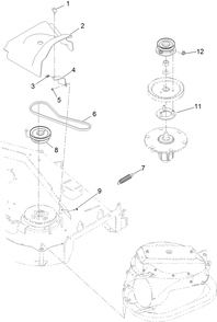 Part Location Diagram of 117-0341 Toro BELT COVER