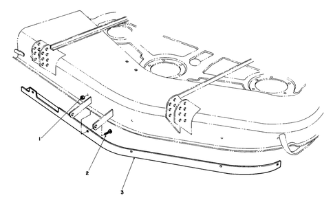 Baffle Kit Part No. 68-7210 (Optional) For (Model No. 30753) Diagram and Parts List for 30718 1000001 - 1999999 Toro Lawn Tractor