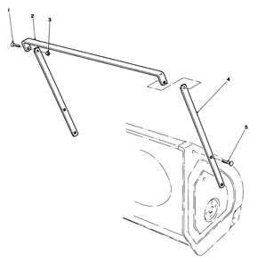 Drift Breaker Assembly (Optional) Diagram and Parts List for 38574 1000001 - 1999999 Toro Snow Blower