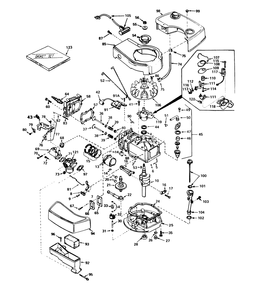 Engine Tecumseh Model No. Tnt 100-10065c Diagram and Parts List for 20790 0000001 - 0999999 Toro Lawn Mower