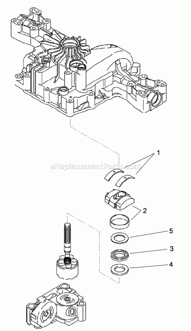 Range Shift Assembly Transmission Assembly No Diagram and Parts List for 74585 312000001-312999999 Toro Lawn Mower