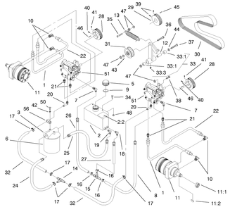 Part Location Diagram of E808280 Toro DISCONTINUED