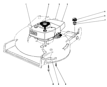 Engine Assembly Diagram and Parts List for 20672 5000001 - 5999999 Toro Lawn Mower