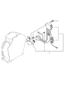 Electric Parts Assembly Diagram and Parts List for 23897 400000000 - 999999999 Toro Lawn Tractor Accessories