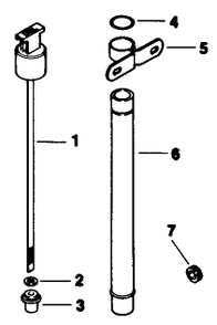 Dipstick-Engine Kohler Model No. Mv16s-Type 56511 Diagram and Parts List for 30180 100001 - 199999 Toro Lawn Tractor Accessories
