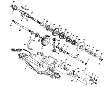 Peerless Transaxle Model No. 915-020 (Cont.) Diagram and Parts List for 71202 4900001 - 4999999 Toro Lawn Tractor