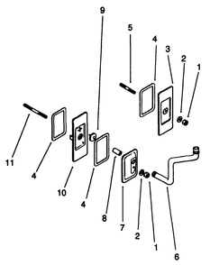 Breather & Vent-Engine Model No. Mv18s-Type 58543 Diagram and Parts List for 30190 20000001 - 29999999 Toro Lawn Tractor Accessories