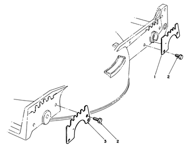 Wear Plate Kit No. 49-4080 (Optional) Diagram and Parts List for 20620 6000001 - 6999999 Toro Lawn Mower