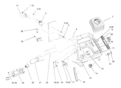 Dash Diagram and Parts List for 72042 5900001 - 5900796 Toro Lawn Tractor