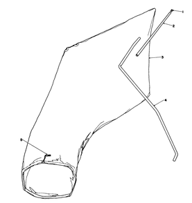 Giant Bagging Kit No. 29-9750 (Optional) Diagram and Parts List for 16380 0000001 - 0999999 Toro Lawn Mower