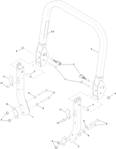 Part Location Diagram of 110-5696 Toro Spring-Leaf