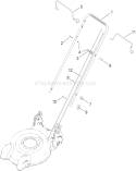 Part Location Diagram of 120-9528-05 Toro Handle