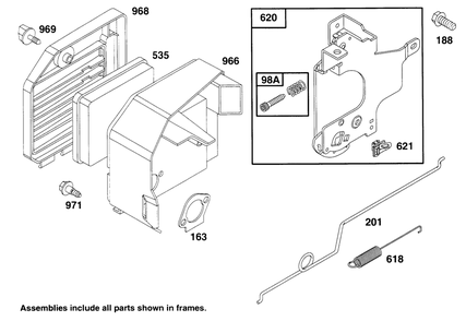 Engine Gts 150 Diagram and Parts List for 22150 6900001 - 6999999 Toro Lawn Mower