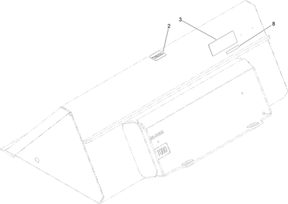 Part Location Diagram of 130-7702 Toro Decal-Capacity